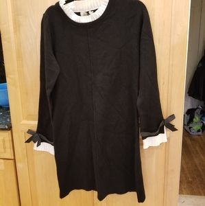 Molly Bracken Sweater Dress Black SZ S NWT